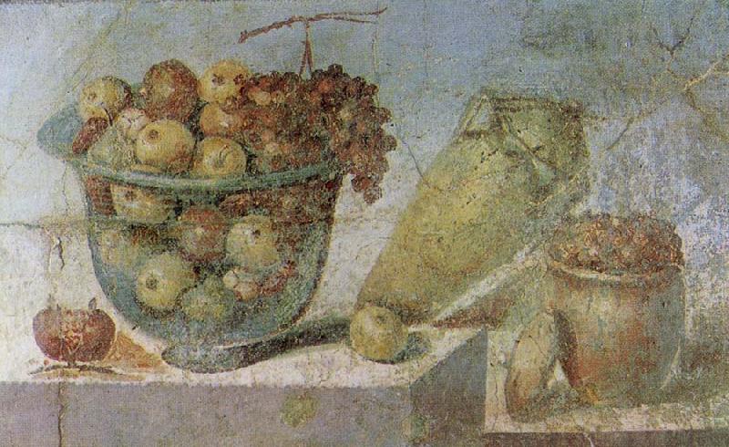 unknow artist Wall painting from the House of Julia Felix at Pompeii oil painting image